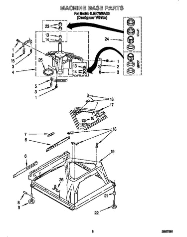 Machine base