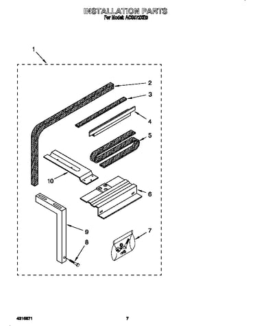 Installation parts