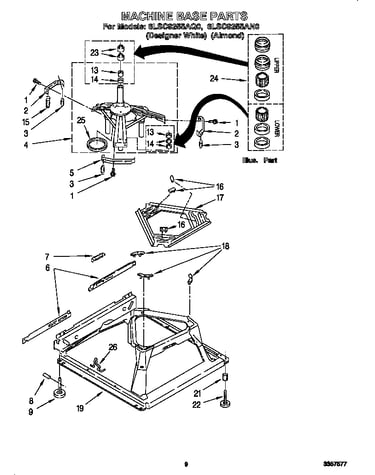 Machine base