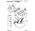 KitchenAid YKEYE677BW2 top and console diagram