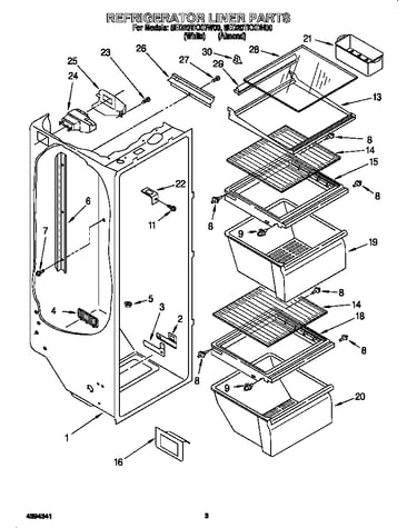 Refrigerator liner