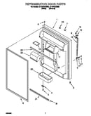 Refrigerator door