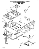 Cooktop and manifold