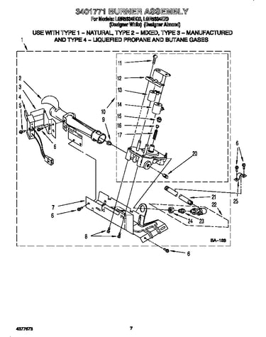 3401771 burner assembly