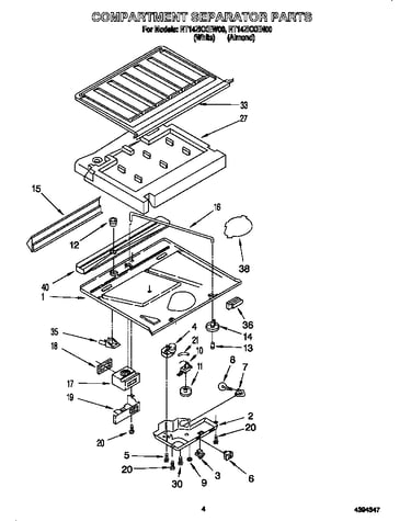 Compartment separator