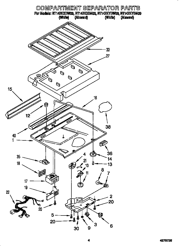 Compartment separator