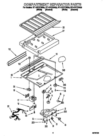 Compartment separator