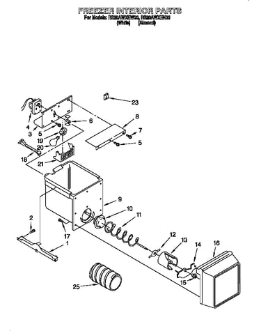Freezer interior