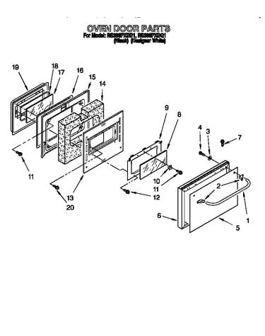 Oven door