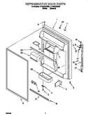 Refrigerator door