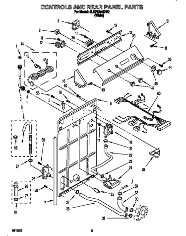 Controls and rear panel