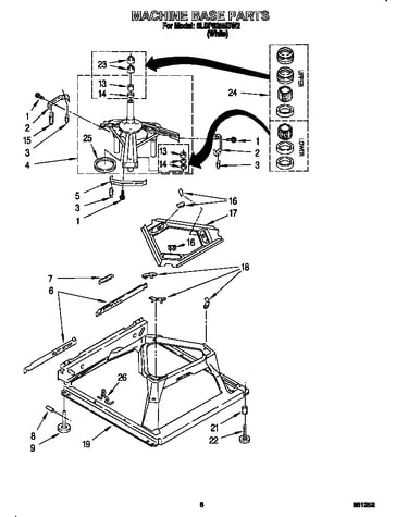 Machine base