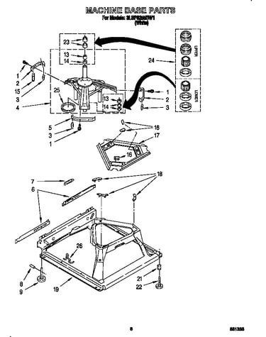 Machine base