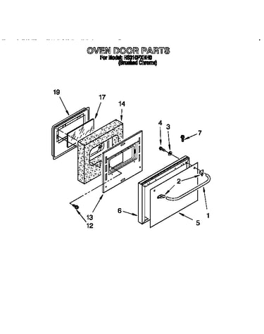 Oven door