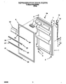 Refrigerator door