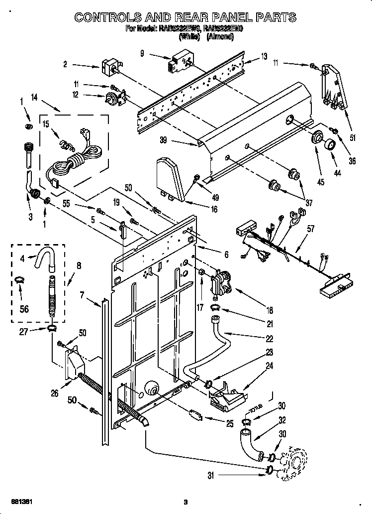 Controls and rear panel