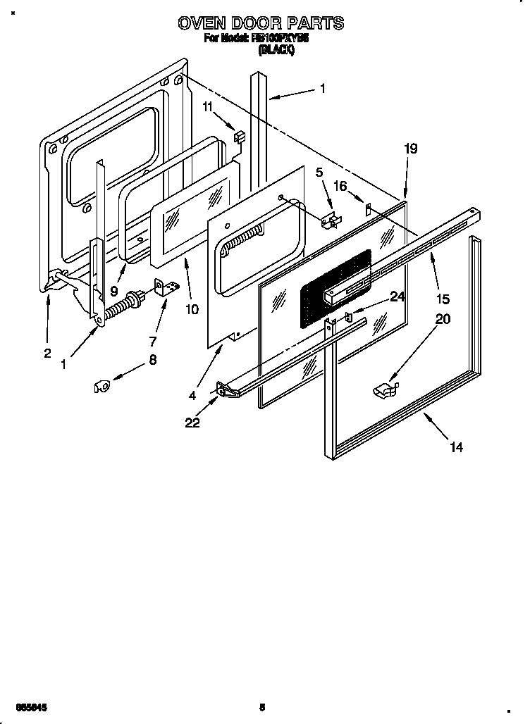 Oven door