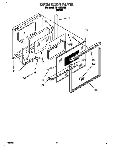 Oven door