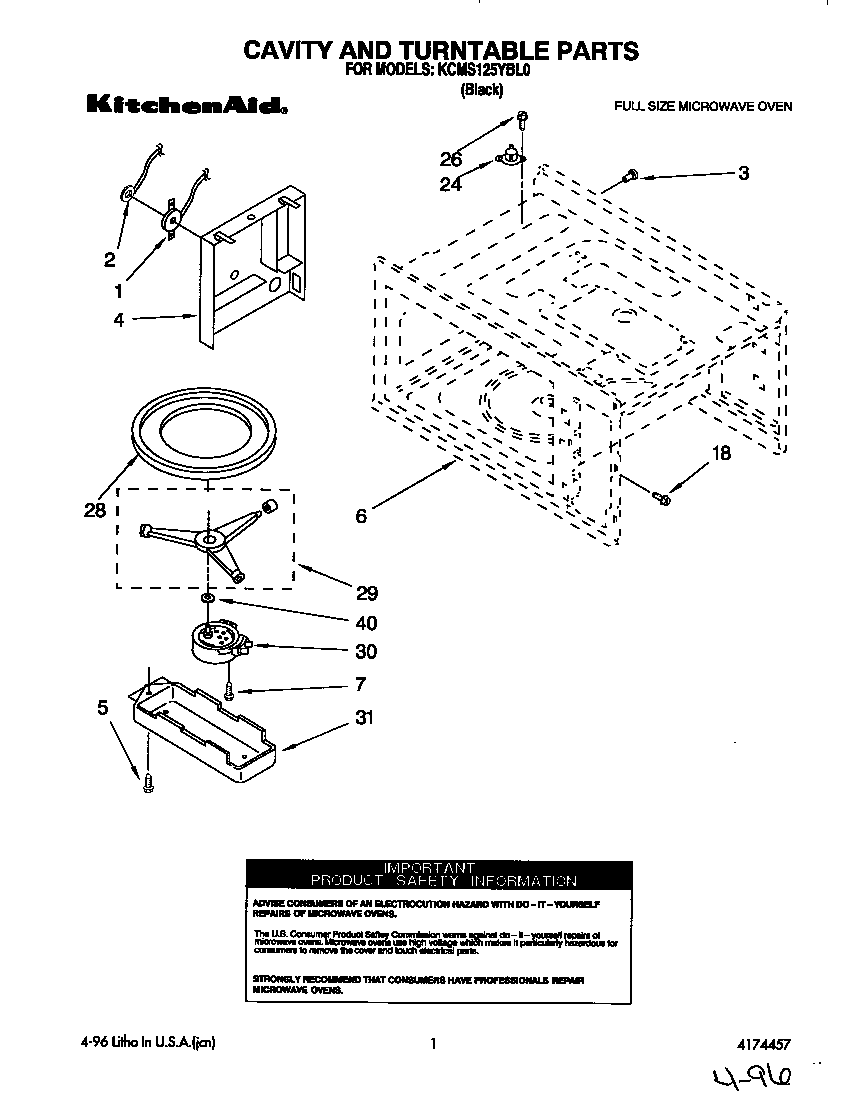 CAVITY AND TURNTABLE