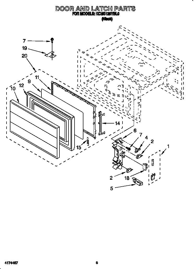 DOOR AND LATCH