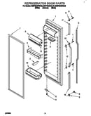 Refrigerator door