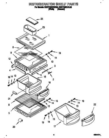 Refrigerator shelf