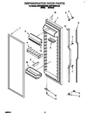 Refrigerator door