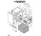 KitchenAid KESH307BWH2 oven chassis diagram