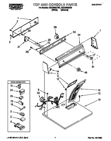 Top and console