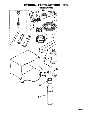 Optional parts (not included)