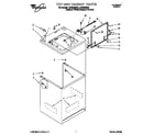 Whirlpool LSC9355EZ0 top and cabinet diagram