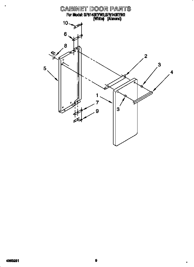 Cabinet door