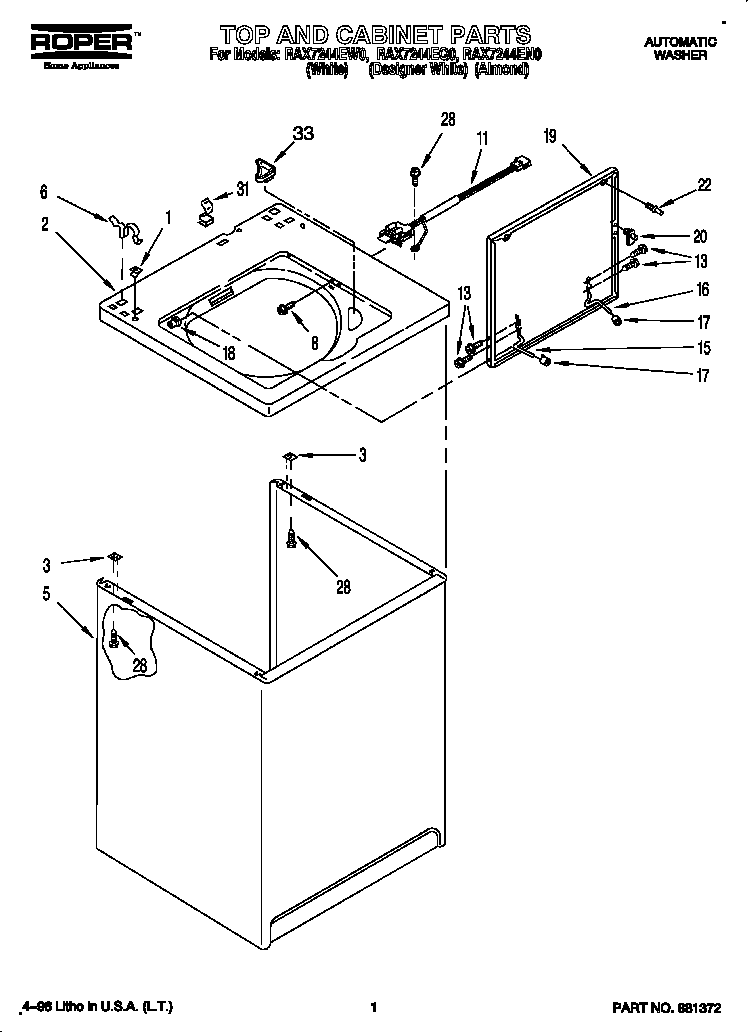 TOP AND CABINET