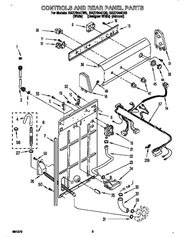 Controls and rear panel