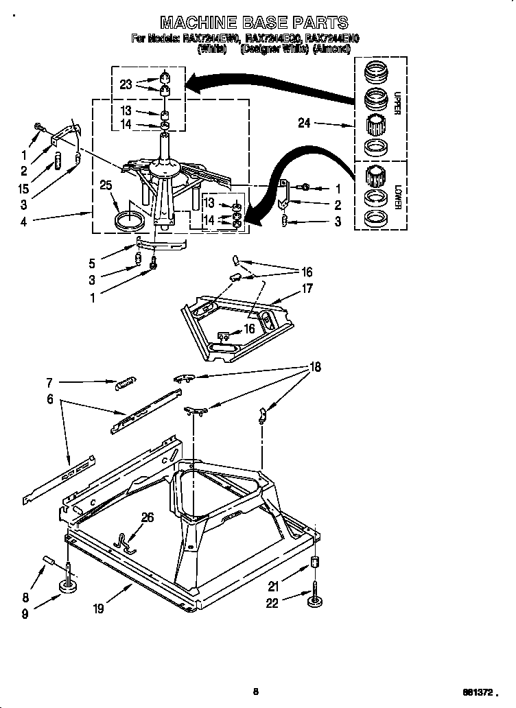 Machine base