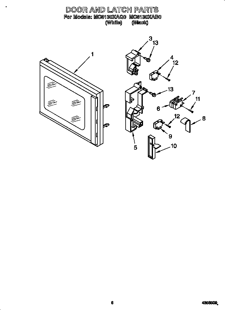 Door and latch