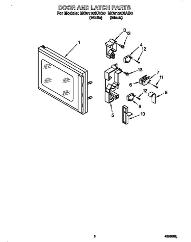 Door and latch