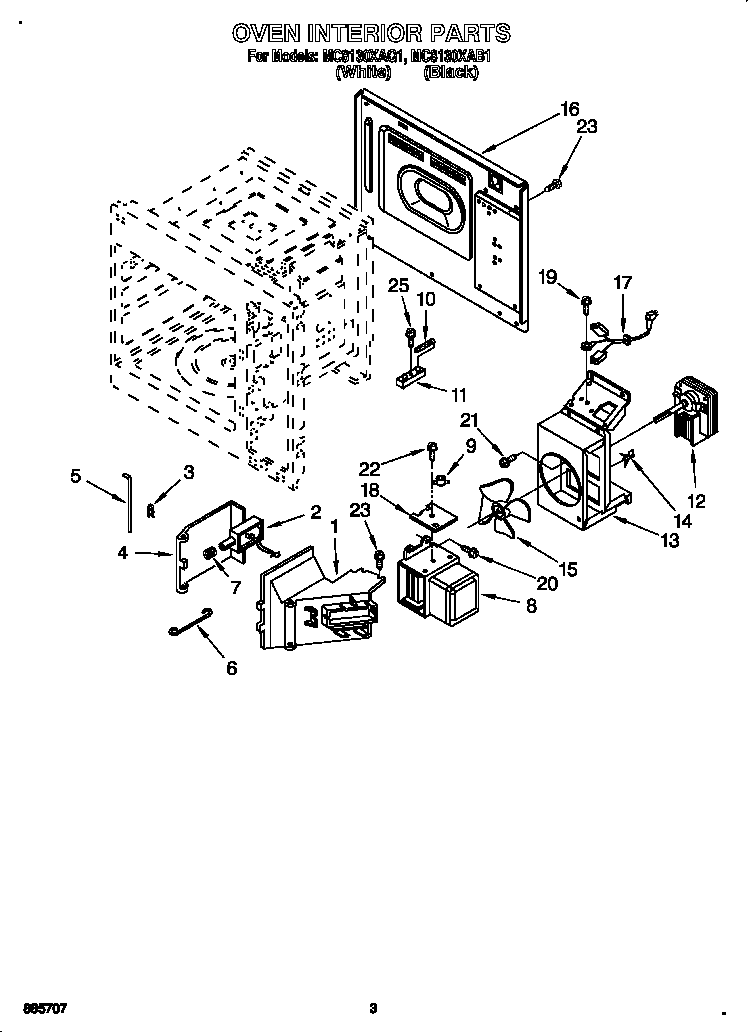 Oven interior