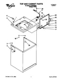 Top and cabinet