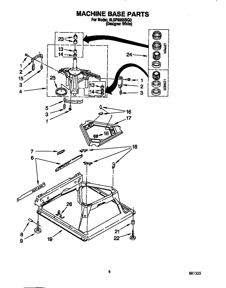 Machine base
