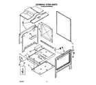 Whirlpool SF375PEWW2 external oven diagram