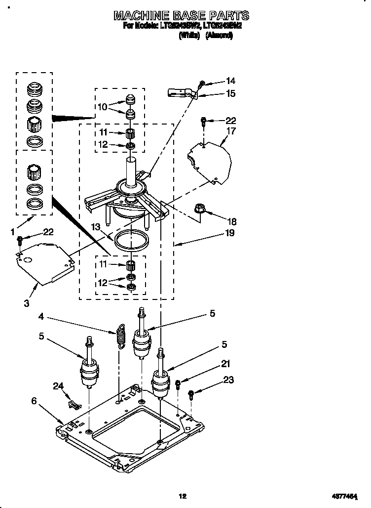 Machine base
