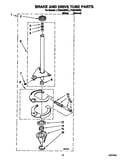 Brake and drive tube