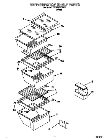 Refrigerator shelf