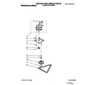 KitchenAid KUCC151BWH0 motor and drive diagram