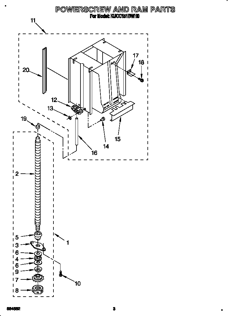 Powerscrew and ram
