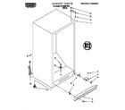 Roper RV1599REW00 cabinet diagram