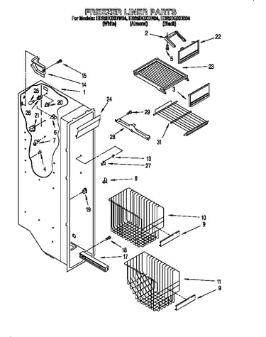 Freezer liner