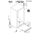 Whirlpool EV200NXEW01 cabinet diagram