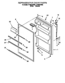 Refrigerator door
